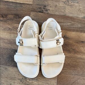 A New Day Cream Buckle Sandals